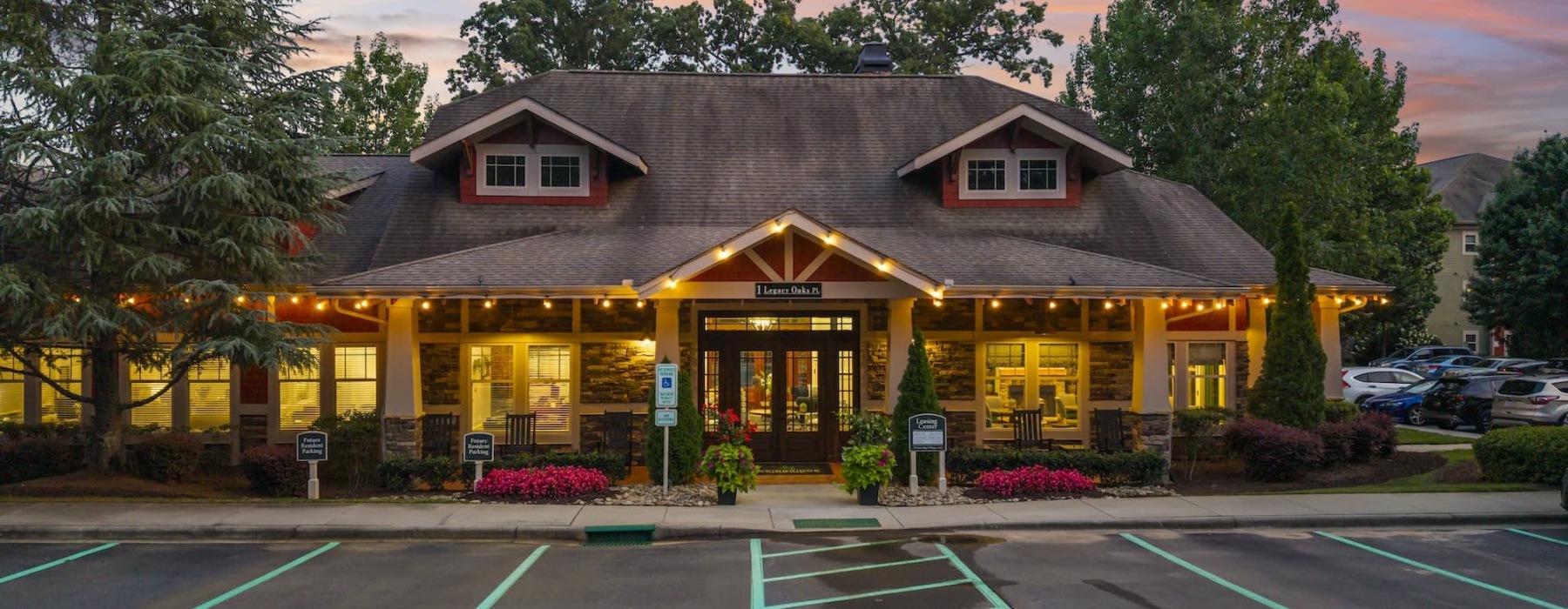 entrance and view of property
